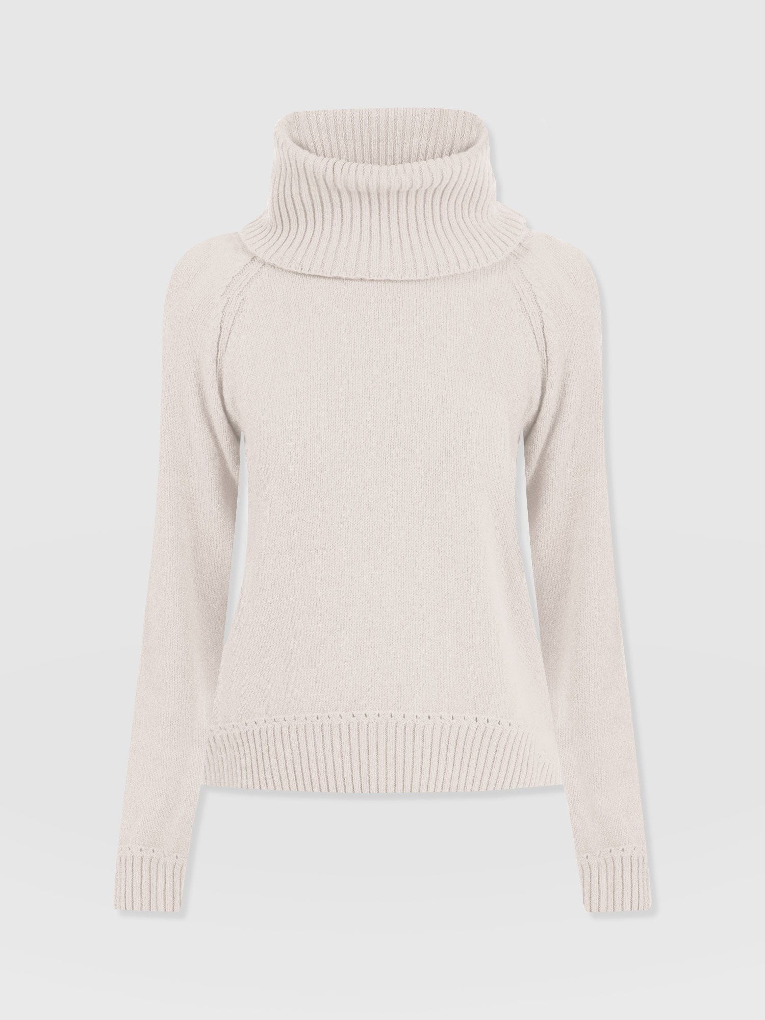 Oxford Cashmere Jumper - Cream - Women's Jumpers | Saint + Sofia® EU